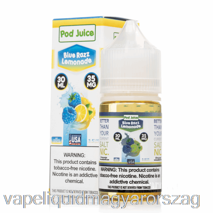 Kék Razz Limonádé - ​​hüvelylé - 30 Ml 20 Mg-os Vape Toll